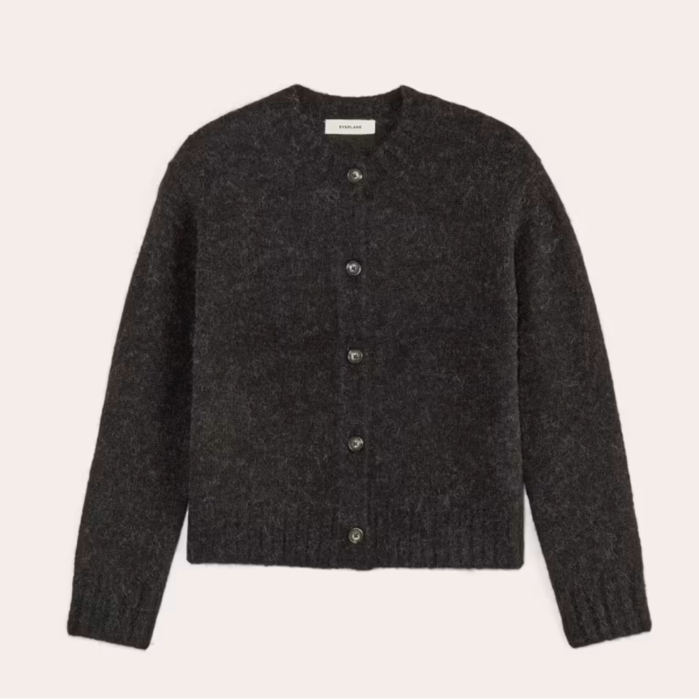 Everlane The Crew Cardigan in Alpaca Size S